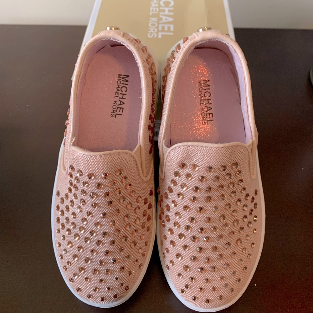 NIB - Girls Studded Sneakers (SZ 10), Michael Kors